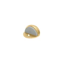 CRL DL2501PB Polished Brass Zinc Diecast Floor Mounted Low Profile 3/32" Base Dome Stop