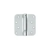 Deltana DSH4R526T 5/8" Radius UL Listed Square Corner Mortise Spring Hinge Radius Corner/TT Bright Chrome -Hardware Furniture DSH4R526T
