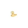 Ives Residential FS441 US4 Solid Brass Gooseneck Floor Door Stop Satin Brass Finish -Hardware Furniture FS4414
