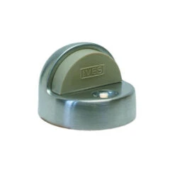 H.B. Ives FS438 US28 1 3/8" FS438 Floor Dome Stop, Satin Aluminum Clear