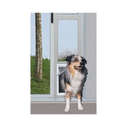 CRL M0DPATXLM Mill Finish Modular Pet Patio Door