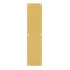 CRL M6043PB Polished Brass Push Plates 4" X 16" -Hardware Furniture M6043PB PACKSHOTS 01