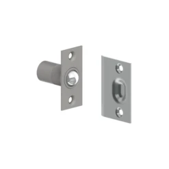 Hager 055947 321R Adjustable Square Corner Ball Catch, Bright Brass Finish