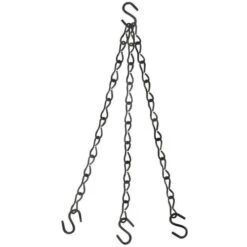 National Hardware N275024 V2663 18" Flower Plant Chain Black Finish