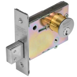 Sargent 4878 26D 4870 Series Mortise Deadlock, Satin Chrome