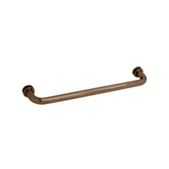 CRL SDTBS18BBRZ Brushed Bronze 18" Single-Sided Towel Bar For Glass