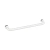 CRL SDTBS24W White 24" Single-Sided Towel Bar For Glass
