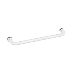 CRL SDTBS24W White 24" Single-Sided Towel Bar For Glass