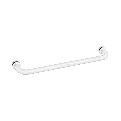 CRL SDTBS24W White 24" Single-Sided Towel Bar For Glass 3 CRL SDTBS24W White 24" Single-Sided Towel Bar For Glass
