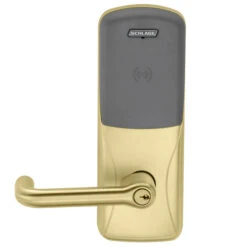 Schlage Electronics CO200CY40PRTLR606PRH Electric Cylindrical Lock Satin Brass