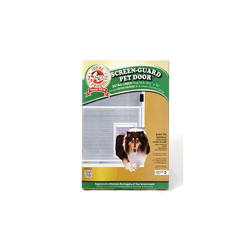 CRL SGXL White Screen-Guard Pet Door - Extra Large 2 CRL SGXL White Screen-Guard Pet Door - Extra Large