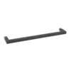CRL SQ24BBRZ Brushed Bronze "SQ" Series 24" Square Tubing Mitered Corner Single-Sided Towel Bar -Hardware Furniture SQ24BBRZ 209990