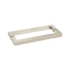 CRL SQ24X24PN Polished Nickel 24" Square Style Back-to-Back Towel Bar -Hardware Furniture SQ24X24PN 49198