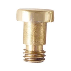 Emtek 2242US3 Extended Button Tip, Bright Brass Finish